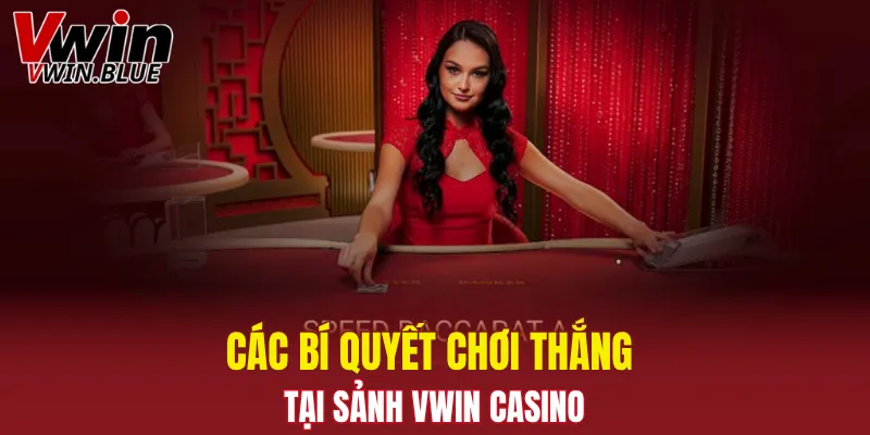 Các bí quyết giúp chơi thắng bài tại sảnh Vwin Casino