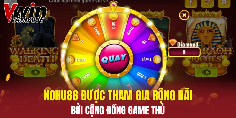 Siêu Nổ Hũ - Mở Game Bắt Hũ Thưởng Lớn Dễ Dàng Ngay 5 Nohu88 được tham gia rộng rãi bởi cộng đồng game thủ